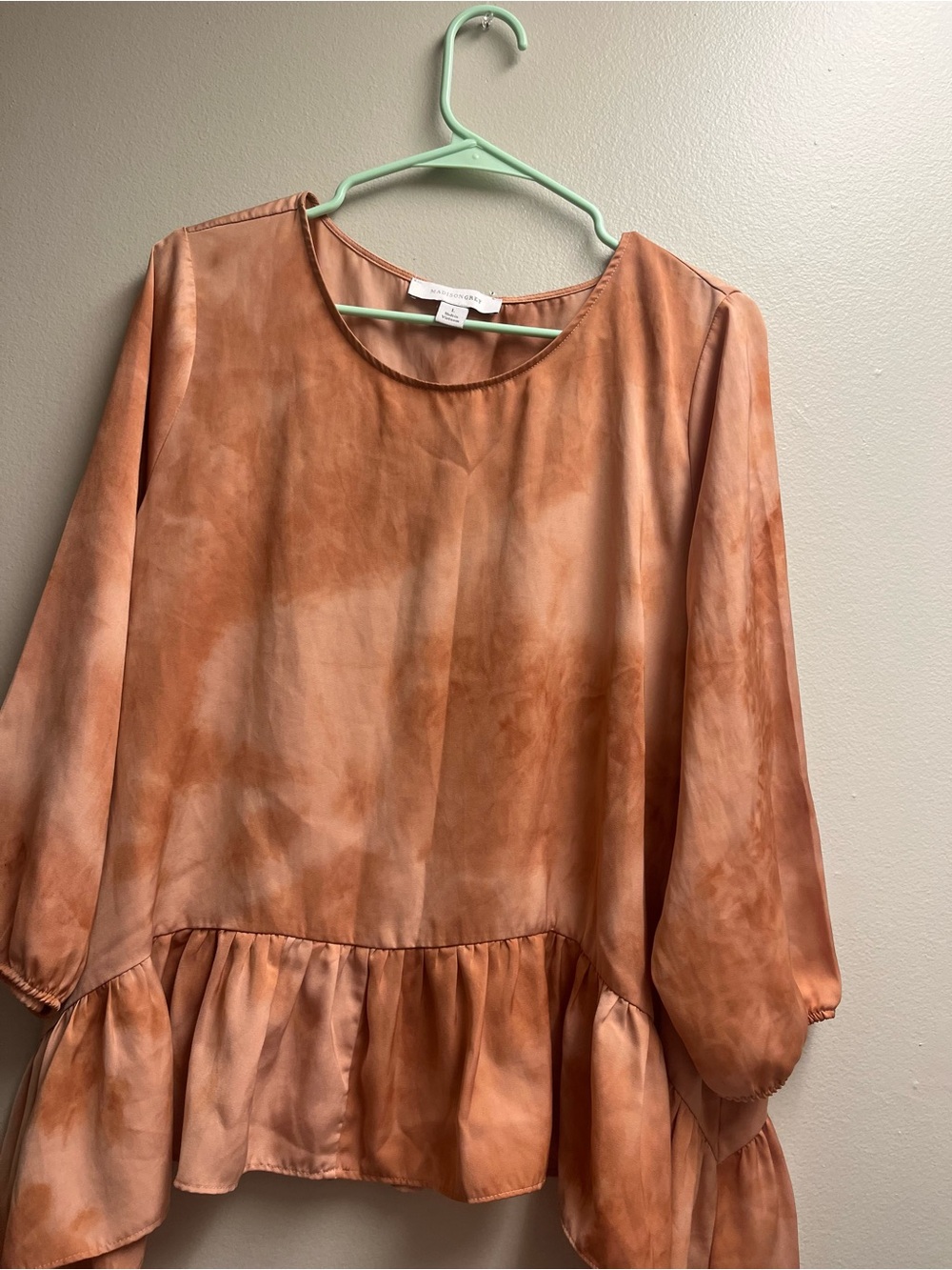Madison Peach Rayón Blouse